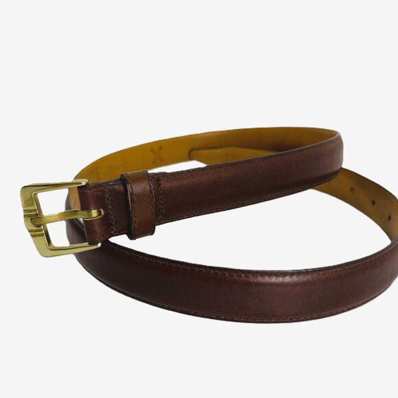 Cole Haan Brown Leather Belt Style A0402 Men's Size 34 - Picture 1 of 10